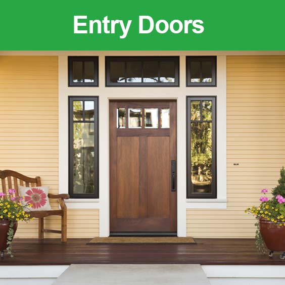 new and replacement entry doors